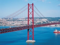 Brücke Tejo in Lissabons