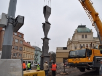 Instalace památníku v Plzni